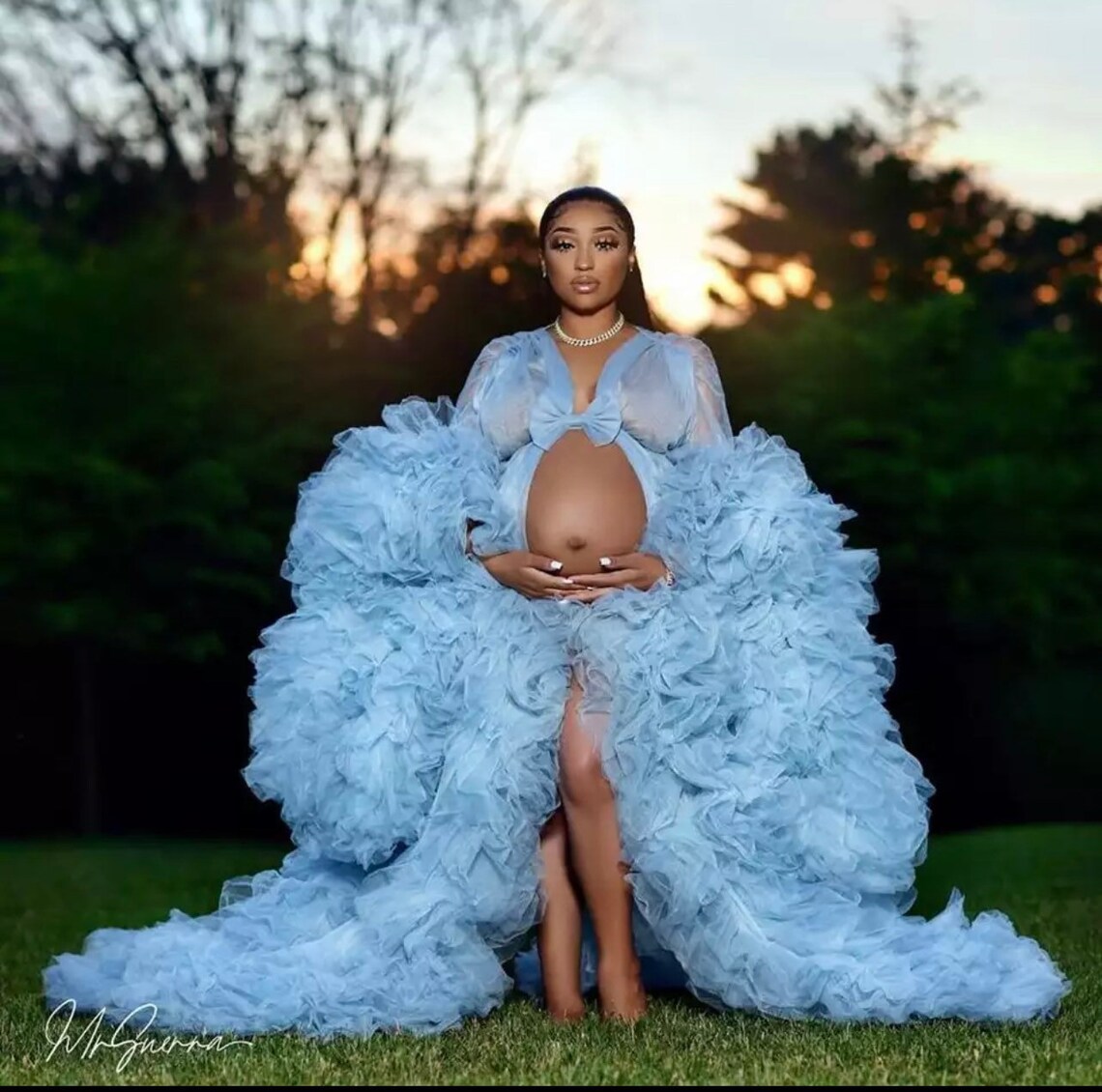 photoshoot in gown