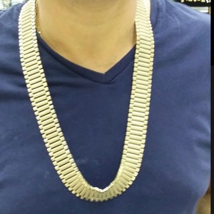 10k Solid Gold men’s huge 24mm Rolex chain 28 inch west coast California jewelry 90s