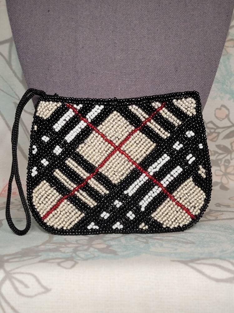 Burberry wool shop bag