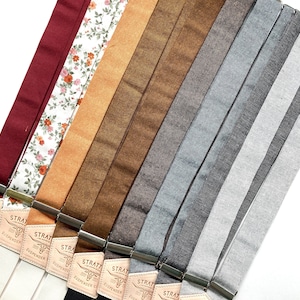 ALLEEN verwisselbare bandjes: winterbruiloftbretels - accessoire voor bruidsjonkers