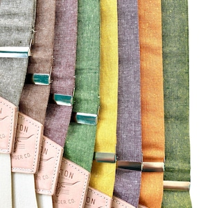 ALLEEN verwisselbare bandjes: elegante, op maat gemaakte formele bruiloftbretels in levendige kleuren