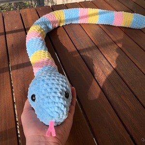 Huge Crochet Snake