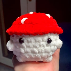 Crochet mushroom man