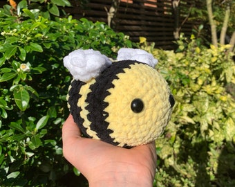 Fluffy Crochet Bee