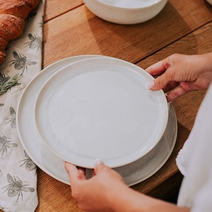 Plate Ceramic Handmade Small | 22 cm