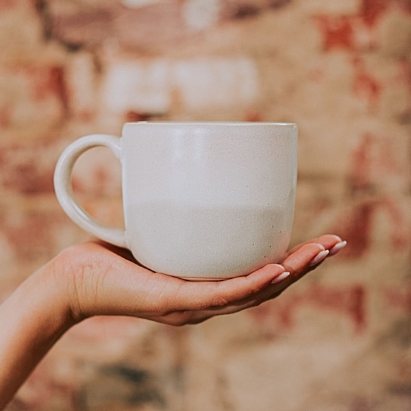 Keramik Tasse Handgemacht Groß | 470ml