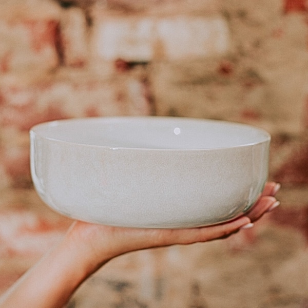 Schüssel Keramik Handgemacht Groß | 19cm