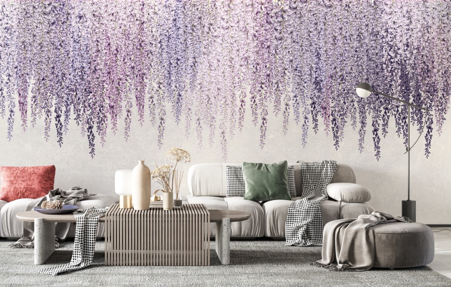Beautiful Wisteria Vine Hanging, Wisteria Wallpaper, Wisteria Wall ...