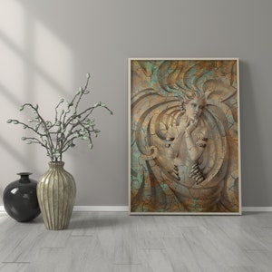 Custom Wallpaper 3D look Three-dimensional Embossed Woman TV Couch Bbackground Wall Living Room Bedroom Mural 3D Wallpaper image 5
