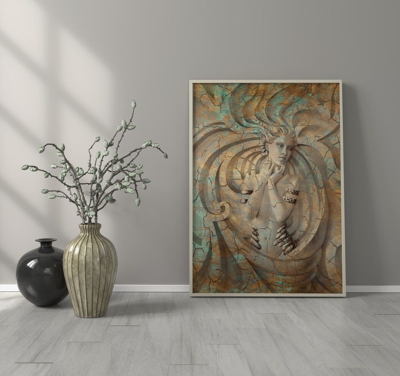 Custom Wallpaper 3D look Three-dimensional Embossed Woman TV Couch Bbackground Wall Living Room Bedroom Mural 3D Wallpaper image 5