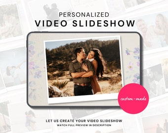 Personalized Photo Slideshow Video with Music and your Photos