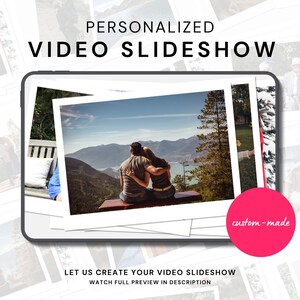 Custom Made Memories Video Photo Slideshow with music