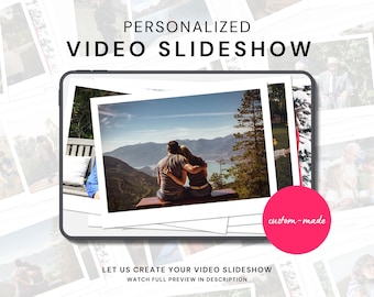 Custom Made Memories Video Photo Slideshow with music