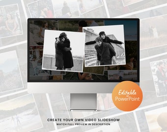 Love Notes PowerPoint Photo Slideshow Video for Family, Wedding, Birthday Photos