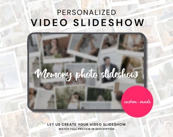 Happy Memories Photo Slideshow Custom Made Slideshow with Music
