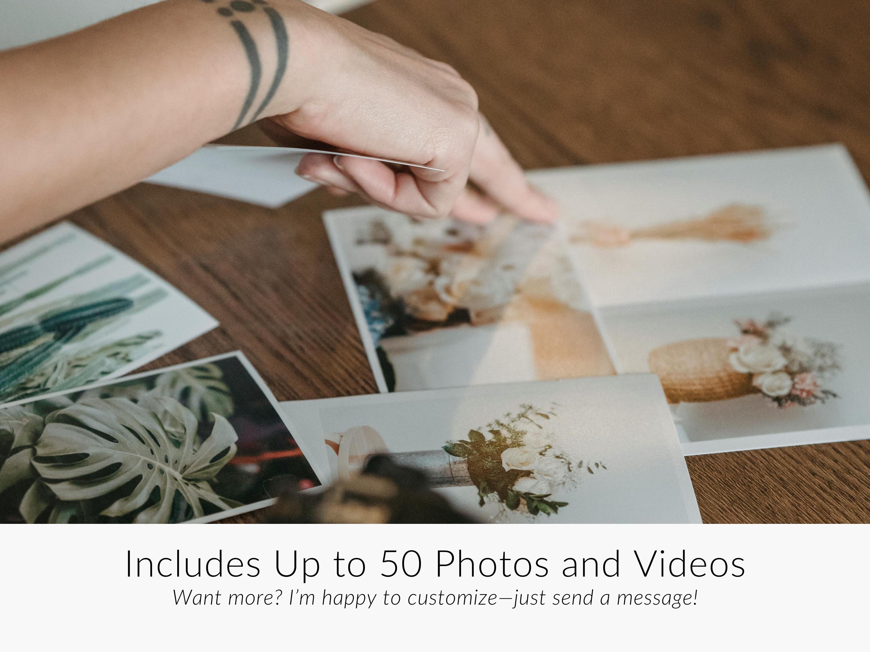 Rustic Memory Slideshow Custom Photo Slideshow Video With Music | Personalised Memory Photo ...