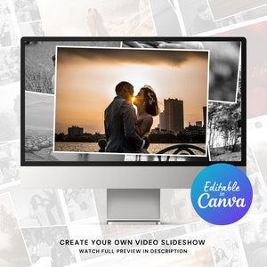 Valentine&#39;s Day Photo Slideshow Canva Template