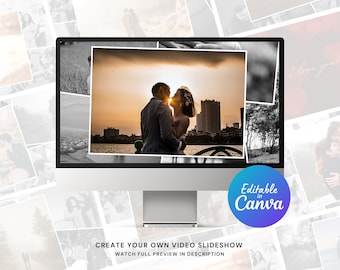 Valentine's Day Photo Slideshow Canva Template