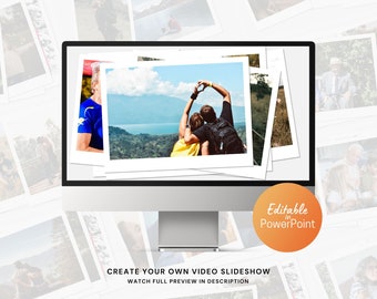Memories Photo Slideshow Video PowerPoint Template for Family, Wedding, Birthday Photos