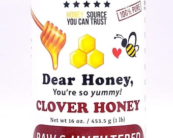 Clover Honey: Natural Pure Raw and Unfiltered Local NY