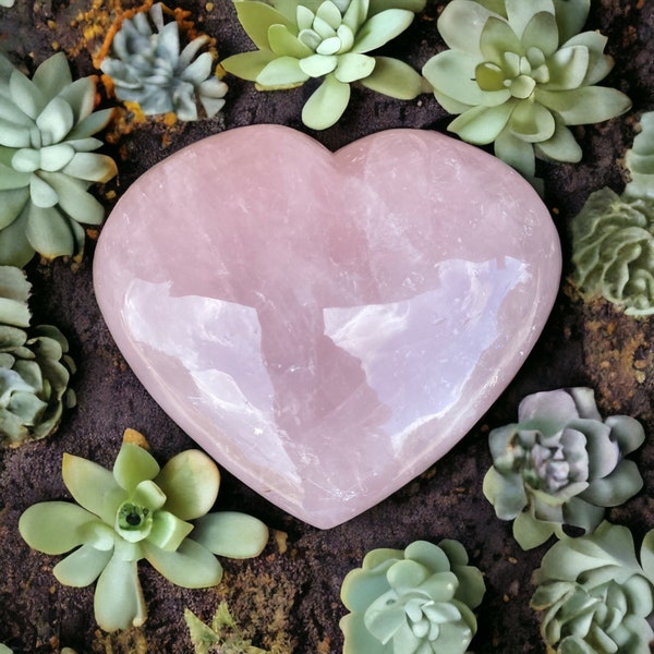 Cœur en Quartz rose