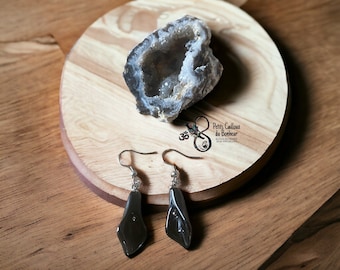 Agate earrings