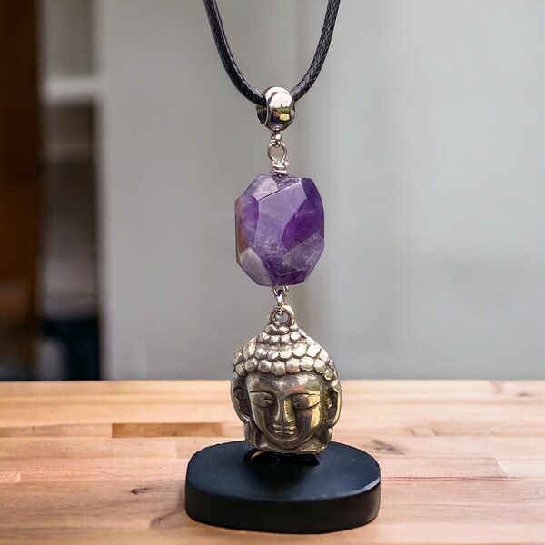 Collier Bouddha en Améthyste