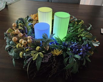 PillarGlow: Wireless LED Event Lighting | White Column Puck Lights for Centerpieces, Decor & Celebrations