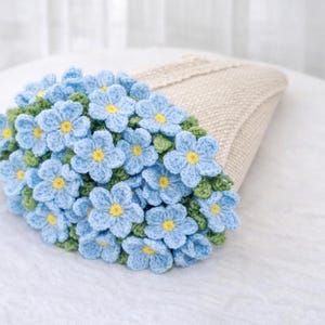 Crochet Flower Bouquet Blanket Pattern PDF – 6 in 1 Floral Blanket, Sunflower & Rose image 4