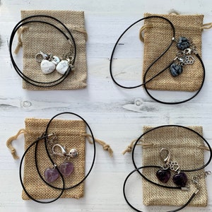 Pet Crystal Charm Matching Owners | Pet Owner Crystal Set | Pet Chakra Healing | Pet Crystal Collar | Crystal Dog Collar Charm