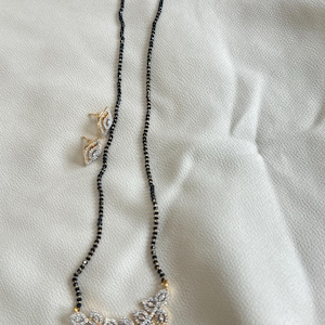 Diamond Mangalsutra, Gold Plated Mangalsutra, Bollywood Actress Mangalsutra, CZ Mangalsutra, Indian Jewelry, Latest Gold Indian Mangalsutra