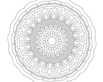 Adult Coloring 25 Printable Pages