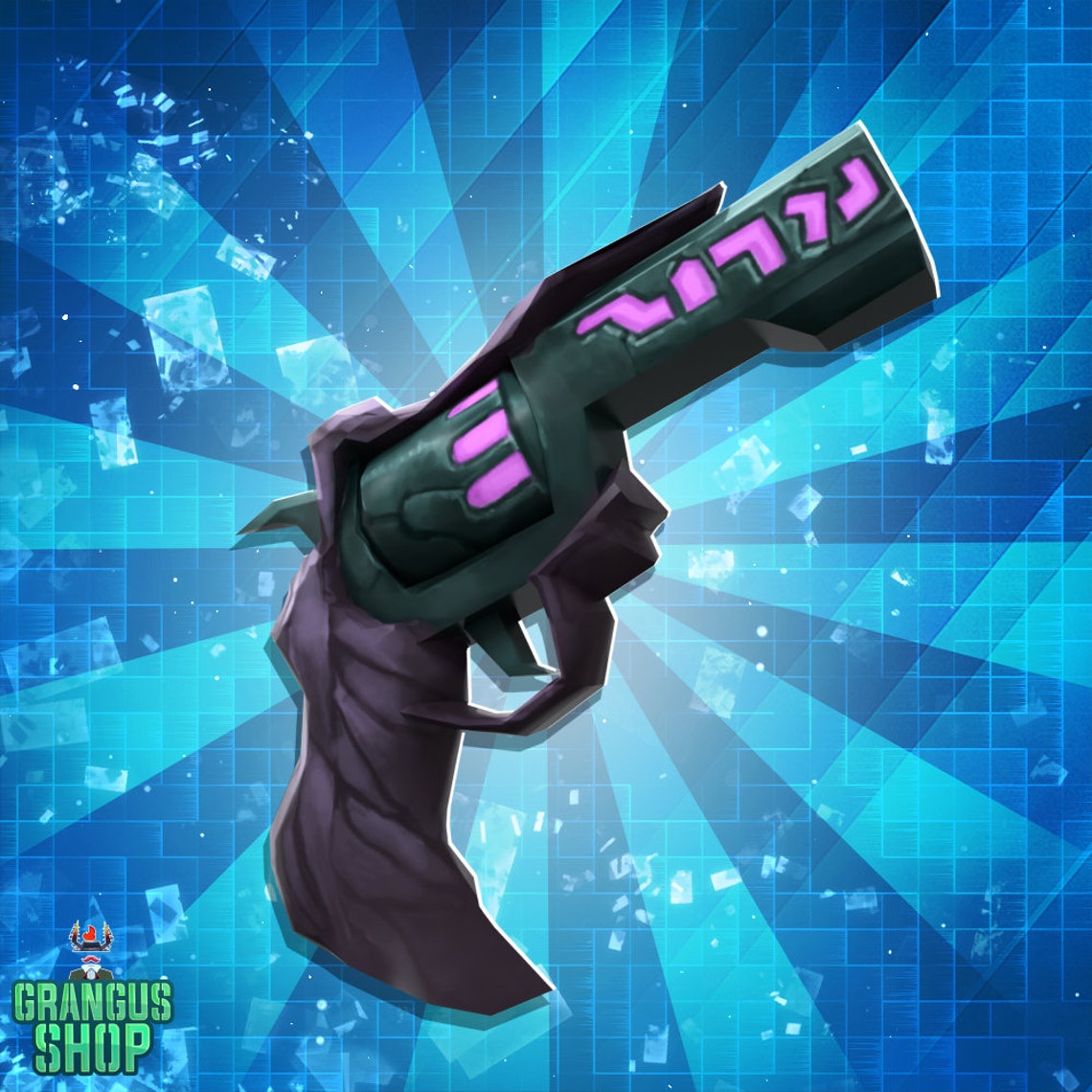 MM2 Elderwood Revolver Etsy