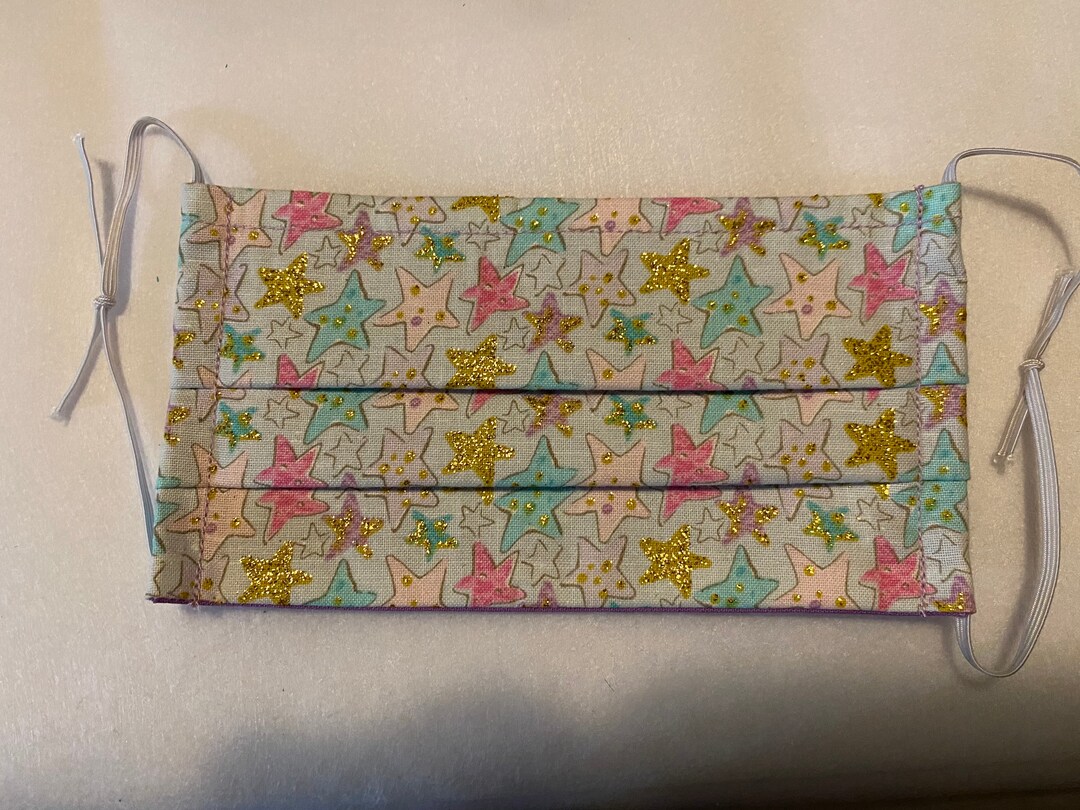Stars and Sparkle Face Mask - Etsy