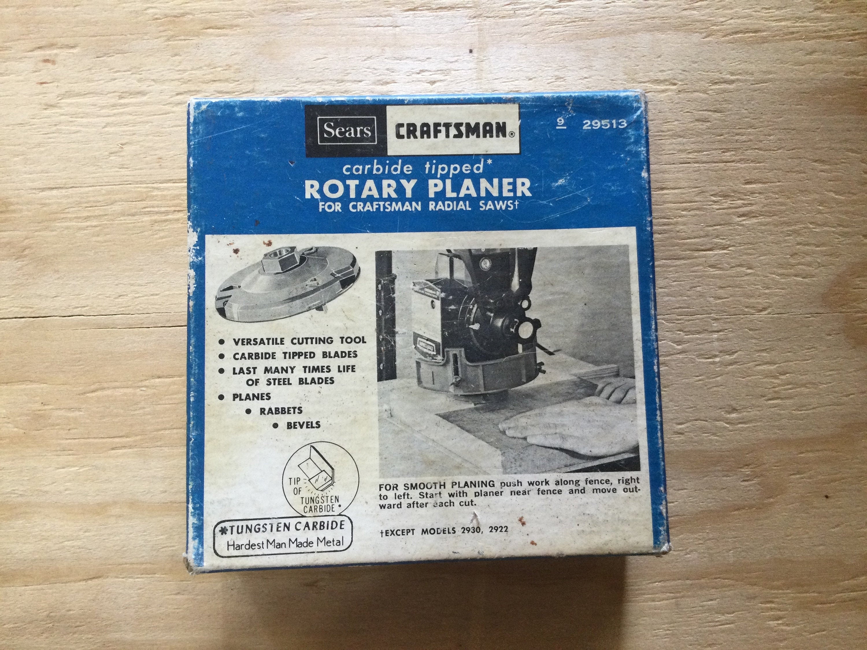 Craftsman Rotary Planer for Radial Arm 