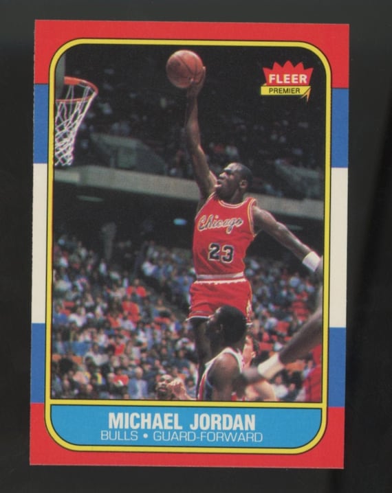 1986 Fleer Basketball MICHAEL JORDAN #57 (very Sharp!!) - Etsy