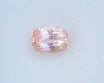 1.05cts Padparadscha Sapphire Orange-Pink Octagon Unheated 4.1x 6.0x 3.5mm