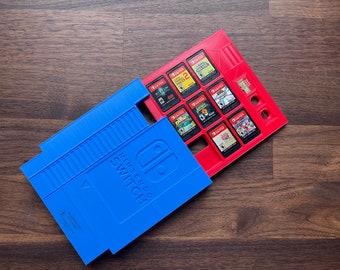 3D Printed NES Inspired Switch Game and SD Card Storage