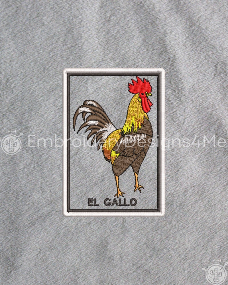 Loteria Mexicana El Gallo the Rooster Mexican Bingo Lottery