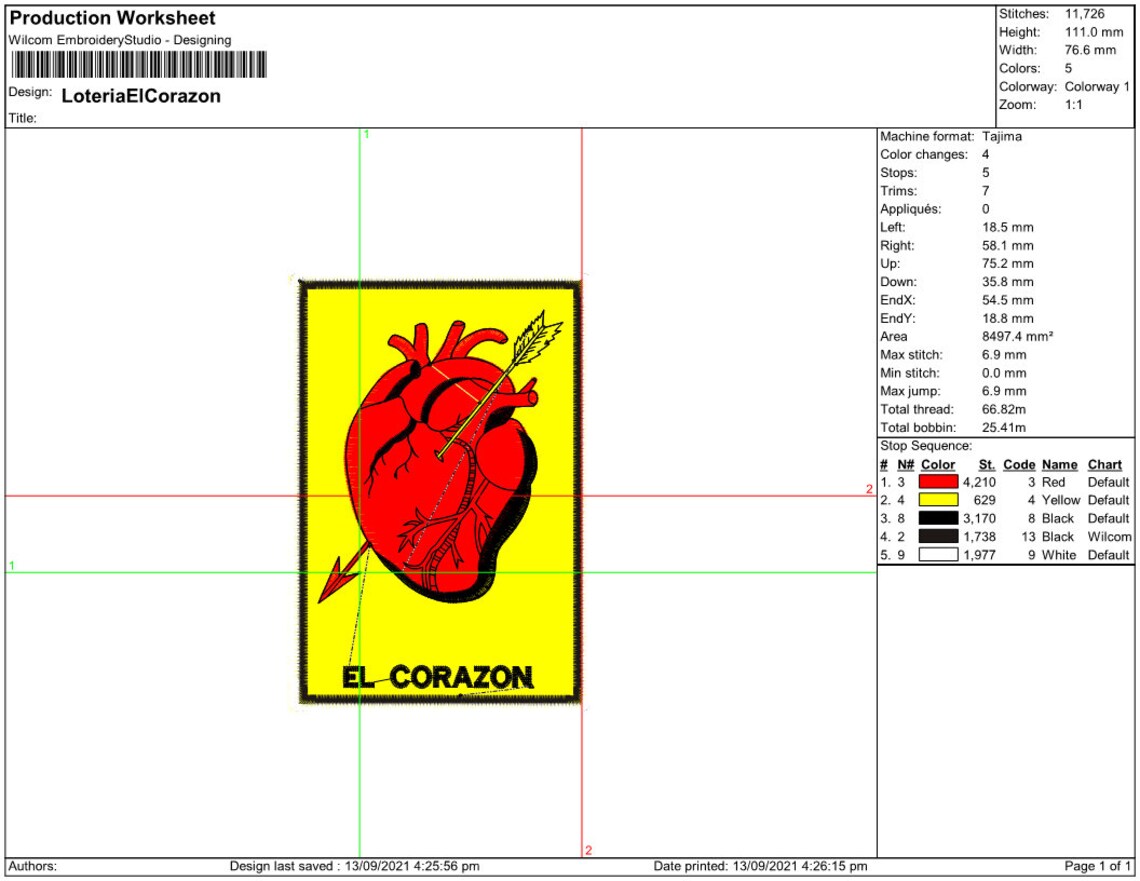 Loteria Card Heart Design Baby Bodysuit - El Corazon Mexican Bingo Outfit