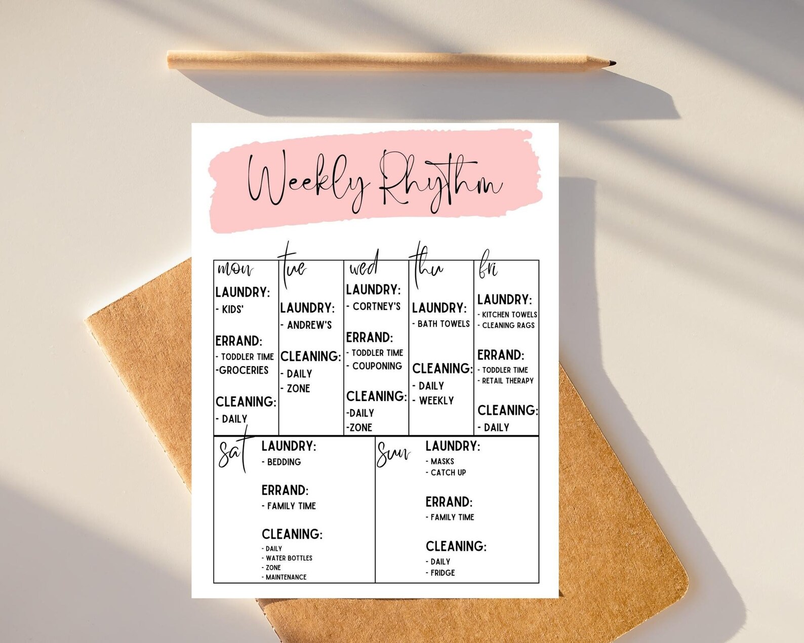 Printable Planner Printable Life Planner Instant Download | Etsy