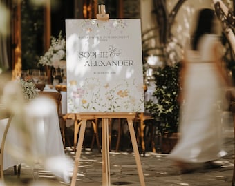 Welcome sign for a wedding, boho wedding, wedding decorations, wedding decor, welcome sign for a wedding