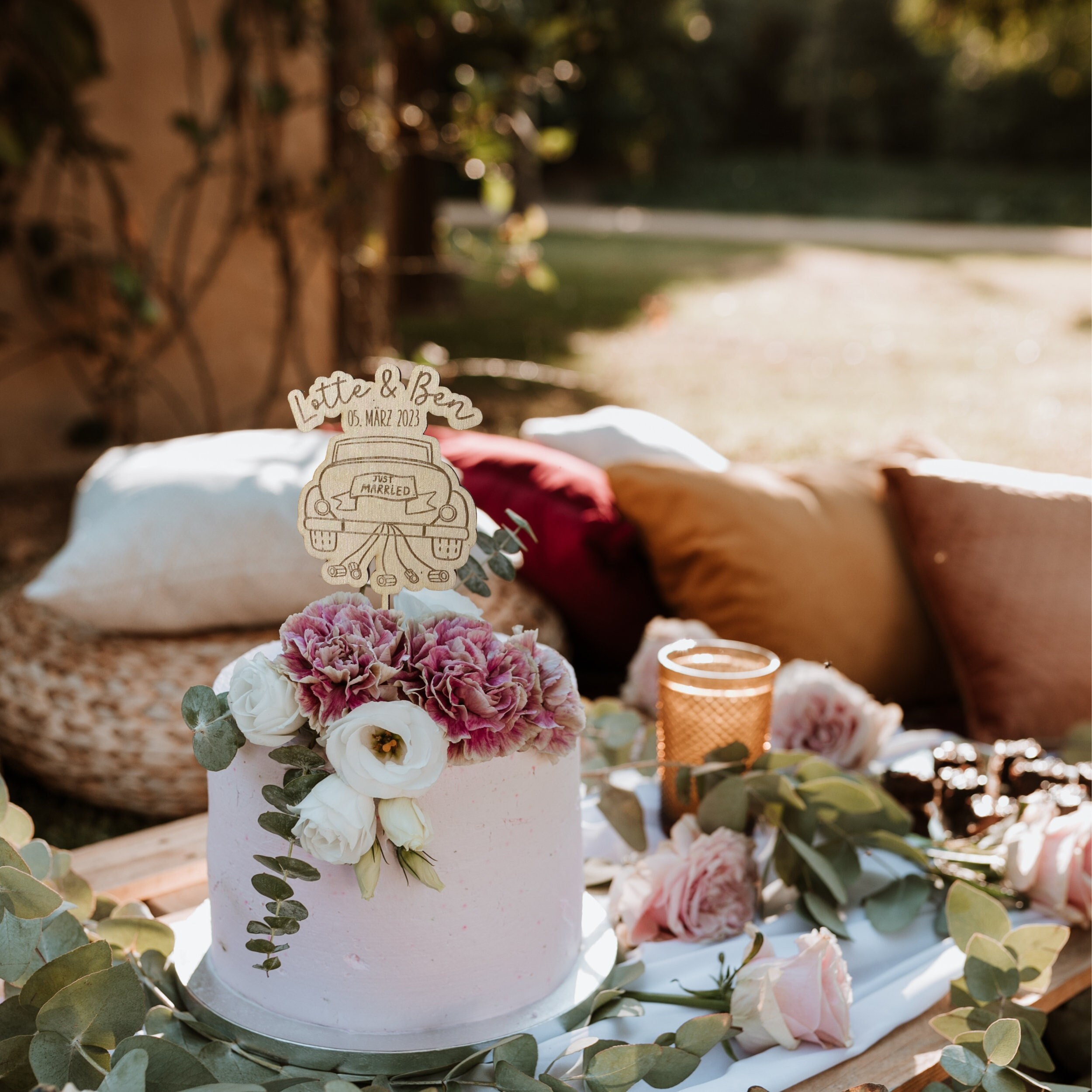 16+ Boho Wedding Cake Topper