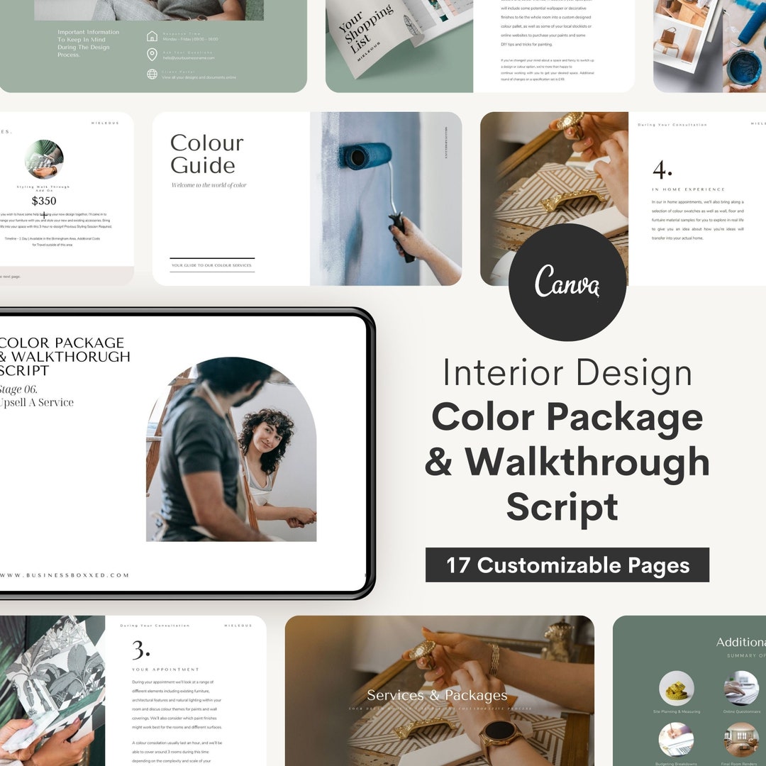 Interior Design Upsell Service! Package Guide Onboarding & Script ...