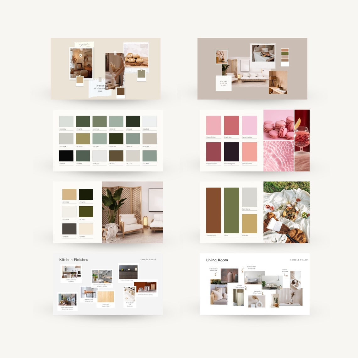 Interior Design Moodboard Creation Kit / Mood Board Templates - Etsy