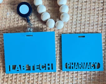 Custom Acrylic Badge Buddy: Personalized ID Badge Accessory