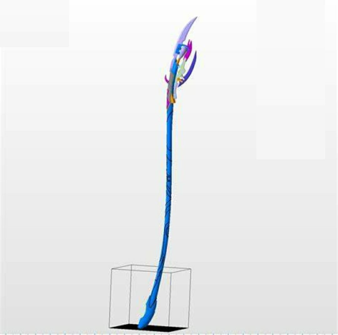 3D Printable Loki Chitauri Scepter Staff STL File - Etsy Finland