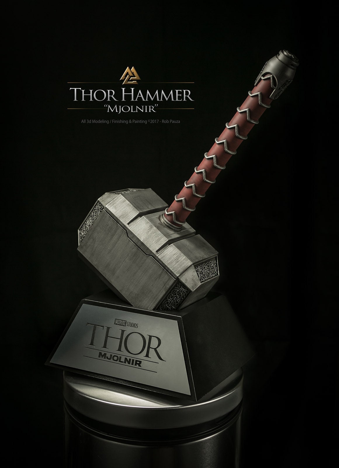 Thor Hammer 3D Model for 3D Printing 3D STL File for Mjolnir Etsy UK