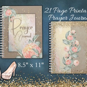 Prayer Journal, Prayer Journal Template, Faith Journal, Christian Journal, Editable Journal, Printable Prayer Journal, Bible Journal planner