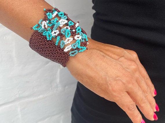 Handmade Bracelet. Handwoven. Boho hippy bracelet… - image 1
